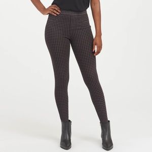 SPANX Jean-ish Houndstooth Ankle Leggings
